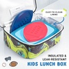 image:imageFit amp Fresh x Pipsticks Insulated Kids Lunch Bag with Stickers  Customizable Lunch Box for SchoolBlack