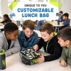 image:imageFit amp Fresh x Pipsticks Insulated Kids Lunch Bag with Stickers  Customizable Lunch Box for SchoolBlack