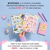 image:imageFit amp Fresh x Pipsticks Insulated Kids Lunch Bag with Stickers  Customizable Lunch Box for SchoolPink Gingham