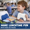 image:imageCool Coolers Kids Shaped Ice Packs for Lunch Boxes  Reusable Slim Ice Packs for Kids Lunch Box Freezer Packs for Bento Boxes Long Lasting BPA Free for School Camp amp Sports Game Controllers 4PkGame Pad 4 Pack