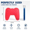 image:imageCool Coolers Kids Shaped Ice Packs for Lunch Boxes  Reusable Slim Ice Packs for Kids Lunch Box Freezer Packs for Bento Boxes Long Lasting BPA Free for School Camp amp Sports Game Controllers 4PkGame Pad 4 Pack