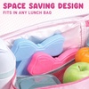 image:imageCool Coolers Kids Shaped Ice Packs for Lunch Boxes  Reusable Slim Ice Packs for Kids Lunch Box Freezer Packs for Bento Boxes Long Lasting BPA Free for School Camp amp Sports Bows 4PkMulticolor Bows