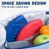 image:imageCool Coolers Kids Shaped Ice Packs for Lunch Boxes  Reusable Slim Ice Packs for Kids Lunch Box Freezer Packs for Bento Boxes Long Lasting BPA Free for School Camp amp Sports Bows 4PkMulticolor Footballs