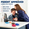 image:imageCool Coolers Kids Shaped Ice Packs for Lunch Boxes  Reusable Slim Ice Packs for Kids Lunch Box Freezer Packs for Bento Boxes Long Lasting BPA Free for School Camp amp Sports Bows 4PkMulticolor Footballs