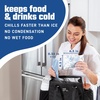 image:imageFit amp Fresh Cool Coolers Soft Ice for Lunch Bags 2pk Flexible Stretch Nylon Durable Reusable Lunch Box Ice Packs Soft Ice Reusable Freezer Packs Lunch Ice Cornflower Blue PicnicBlue Floral 2 Pack