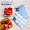 image:imageFit amp Fresh Cool Coolers Soft Ice for Lunch Bags 2pk Flexible Stretch Nylon Durable Reusable Lunch Box Ice Packs Soft Ice Reusable Freezer Packs Lunch Ice Cornflower Blue PicnicCornflower Blue 2 Pack