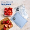 image:imageFit amp Fresh Cool Coolers Soft Ice for Lunch Bags 2pk Flexible Stretch Nylon Durable Reusable Lunch Box Ice Packs Soft Ice Reusable Freezer Packs Lunch Ice Cornflower Blue PicnicBlue Floral 2 Pack