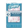 image:imageFit amp Fresh Cool Coolers Soft Ice for Lunch Bags 2pk Flexible Stretch Nylon Durable Reusable Lunch Box Ice Packs Soft Ice Reusable Freezer Packs Lunch Ice Cornflower Blue PicnicPink Bows 2 Pack