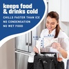 image:imageFit amp Fresh Cool Coolers Soft Ice for Lunch Bags 2pk Flexible Stretch Nylon Durable Reusable Lunch Box Ice Packs Soft Ice Reusable Freezer Packs Lunch Ice Cornflower Blue PicnicIvory Feline Fine 2 Pack