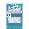 image:imageFit amp Fresh Cool Coolers Soft Ice for Lunch Bags 2pk Flexible Stretch Nylon Durable Reusable Lunch Box Ice Packs Soft Ice Reusable Freezer Packs Lunch Ice Cornflower Blue PicnicBlue Floral 2 Pack