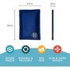 image:imageFit amp Fresh Cool Coolers Soft Ice for Lunch Bags 2pk Flexible Stretch Nylon Durable Reusable Lunch Box Ice Packs Soft Ice Reusable Freezer Packs Lunch Ice Cornflower Blue PicnicAqua Tie Dye 2 Pack