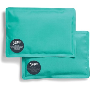 image:imageFit amp Fresh Cool Coolers Soft Ice for Lunch Bags 2pk Flexible Stretch Nylon Durable Reusable Lunch Box Ice Packs Soft Ice Reusable Freezer Packs Lunch Ice Cornflower Blue PicnicTeal 2 Pack