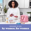 image:imageFit amp Fresh Bloomington Lunch Bag for Women  Insulated Large Lunch Box for Work with Containers LeakResistant Gingham TanDusty Rose