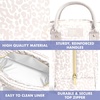 image:imageFit amp Fresh Bloomington Lunch Bag for Women  Insulated Large Lunch Box for Work with Containers LeakResistant Gingham TanFeline Fine Ivory