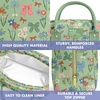 image:imageFit amp Fresh Bloomington Lunch Bag for Women  Insulated Large Lunch Box for Work with Containers LeakResistant Gingham TanSage Bows  Flowers