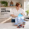 image:imageFit amp Fresh Remi Lunch Bag for Women Work  Neoprene Lunch Tote with Containers amp Ice Pack Reusable Meal Prep Lunch Box Large Capacity Machine WashableBlue Vintage Flowers
