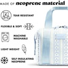 image:imageFit amp Fresh Remi Lunch Bag for Women Work  Neoprene Lunch Tote with Containers amp Ice Pack Reusable Meal Prep Lunch Box Large Capacity Machine WashableBlue Wallpaper Bows