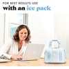 image:imageFit amp Fresh Remi Lunch Bag for Women Work  Neoprene Lunch Tote with Containers amp Ice Pack Reusable Meal Prep Lunch Box Large Capacity Machine WashableBlue Wallpaper Bows