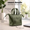 image:imageFit amp Fresh Remi Lunch Bag for Women Work  Neoprene Lunch Tote with Containers amp Ice Pack Reusable Meal Prep Lunch Box Large Capacity Machine WashableOlive Green