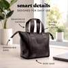 image:imageFit amp Fresh Remi Lunch Bag for Women Work  Neoprene Lunch Tote with Containers amp Ice Pack Reusable Meal Prep Lunch Box Large Capacity Machine WashableChocolate Feline Fine