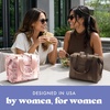 image:imageFit amp Fresh Remi Lunch Bag for Women Work  Neoprene Lunch Tote with Containers amp Ice Pack Reusable Meal Prep Lunch Box Large Capacity Machine WashablePink Ditsy Flowers