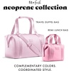 image:imageFit amp Fresh Remi Lunch Bag for Women Work  Neoprene Lunch Tote with Containers amp Ice Pack Reusable Meal Prep Lunch Box Large Capacity Machine WashablePink