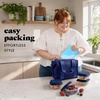 image:imageFit amp Fresh Remi Lunch Bag for Women Work  Neoprene Lunch Tote with Containers amp Ice Pack Reusable Meal Prep Lunch Box Large Capacity Machine WashableNavy
